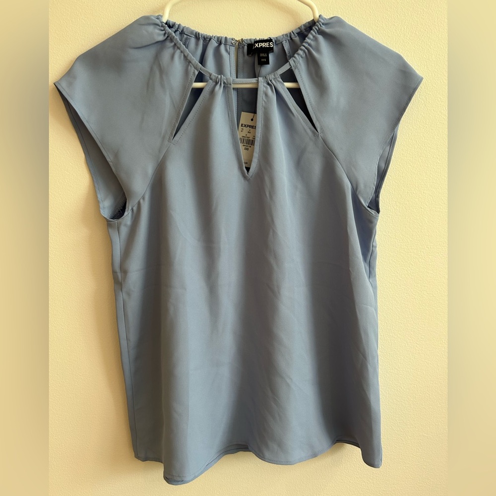 Express Blue Blouse